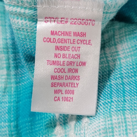 Panhandle plaid embroidery button down western shirt Small - Picture 12 of 13